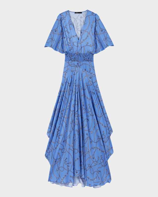 Racheliani Asymmetric Satin Dress